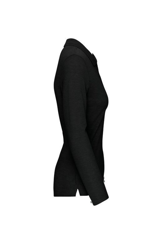 Antibakterielles Langarm-Polo für Frauen