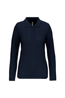 Antibakterielles Langarm-Polo für Frauen