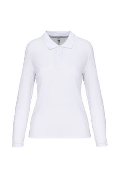 Antibakterielles Langarm-Polo für Frauen