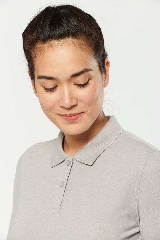 Antibakterielles Langarm-Polo für Frauen