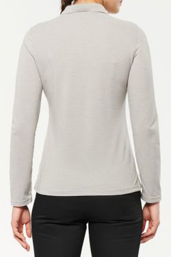 Antibakterielles Langarm-Polo für Frauen