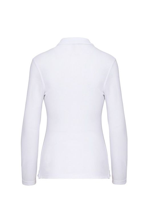 Antibakterielles Langarm-Polo für Frauen
