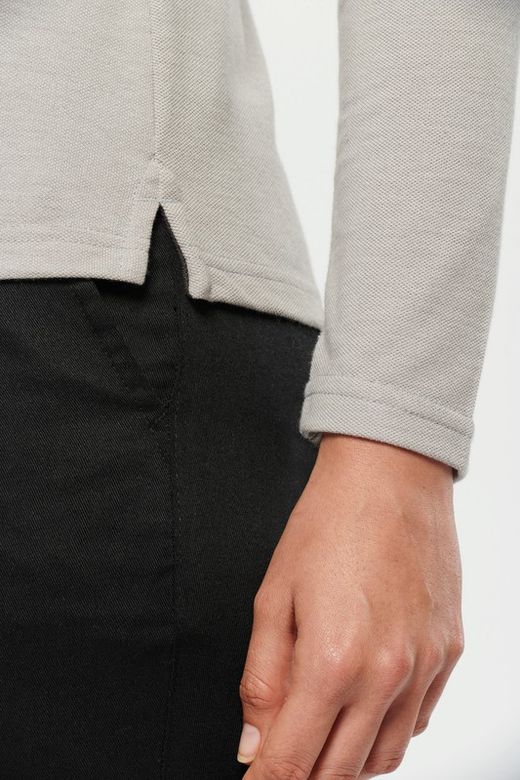 Antibakterielles Langarm-Polo für Frauen
