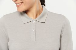Antibakterielles Langarm-Polo für Frauen