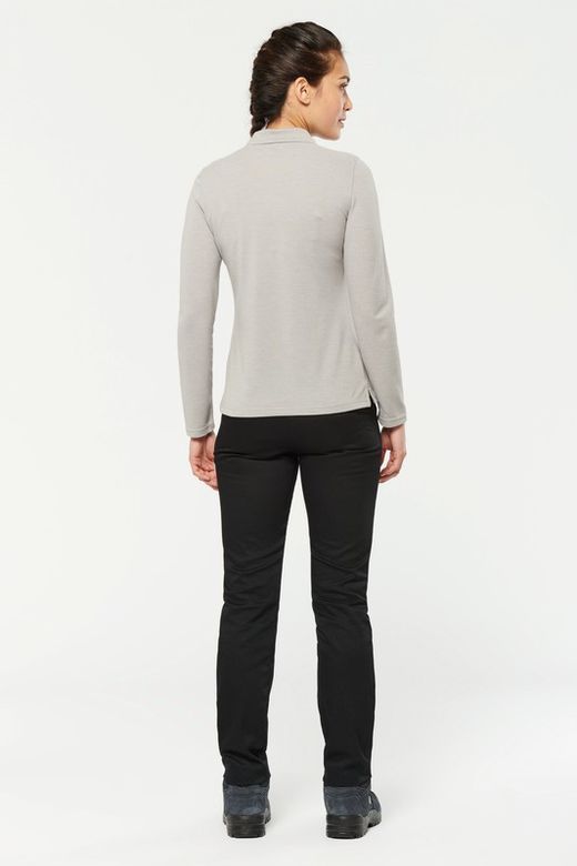 Antibakterielles Langarm-Polo für Frauen