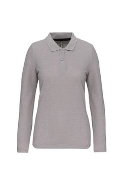 Antibakterielles Langarm-Polo für Frauen