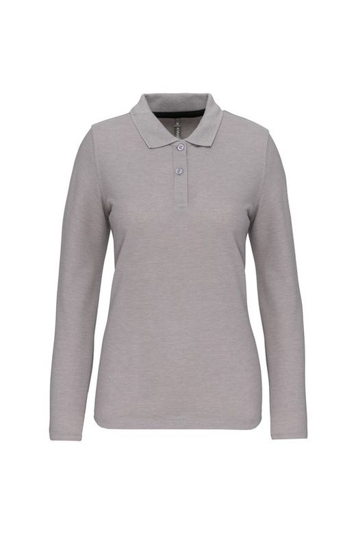 Antibakterielles Langarm-Polo für Frauen