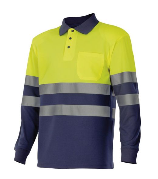 Polo Bicolore Ml Hv Velilla 305507