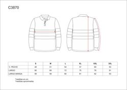 Kombination aus gut sichtbarem Langarm-Poloshirt, reflektierendem Oberkörper und Ärmeln EN ISO 20471: 2013 Orange AV Marino