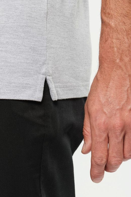 Kurzärmliges Druckknopfpolo für Männer