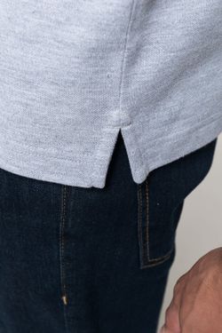 Kurzärmliges Druckknopfpolo für Männer