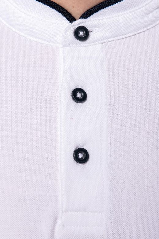 Kurzärmliges Poloshirt mit Stehkragen für Herren