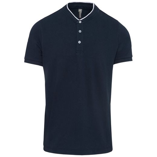 Kurzärmliges Poloshirt mit Stehkragen für Herren