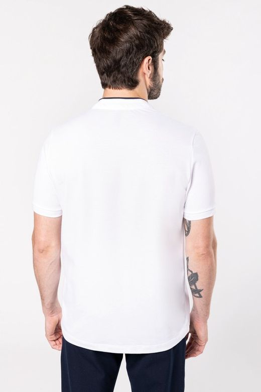 Kurzärmliges Poloshirt mit Stehkragen für Herren