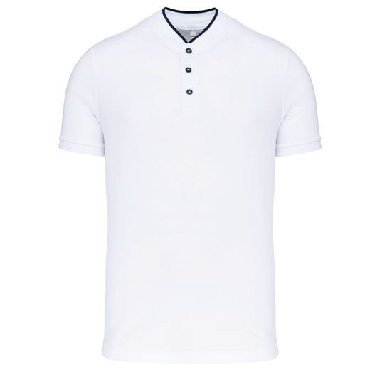 Kurzärmliges Poloshirt mit Stehkragen für Herren