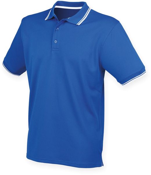 Cool Plus® Poloshirt mit Besatz