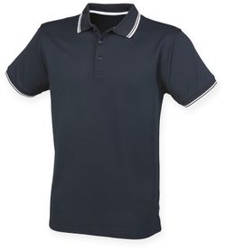 Cool Plus® Poloshirt mit Besatz