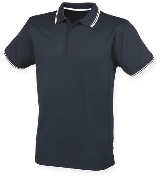 Cool Plus® Poloshirt mit Besatz