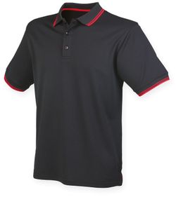 Cool Plus® Poloshirt mit Besatz