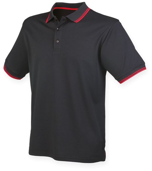 Cool Plus® Poloshirt mit Besatz