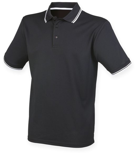 Cool Plus® Poloshirt mit Besatz