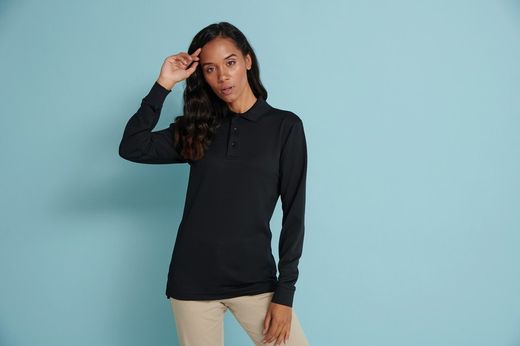 Polo unisex manica lunga Cool Plus®