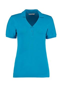 Polo con scollo a V da donna Regular Fit Comfortec®