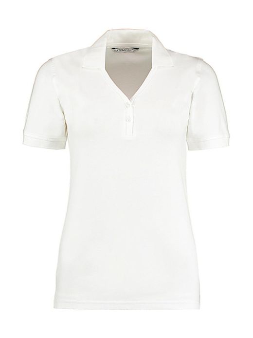 Polo con scollo a V da donna Regular Fit Comfortec®