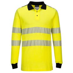 Polo de alta visibilidad resistente a la llama