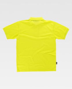 Polo de manga corta en tejido piqué. Amarillo A.V.