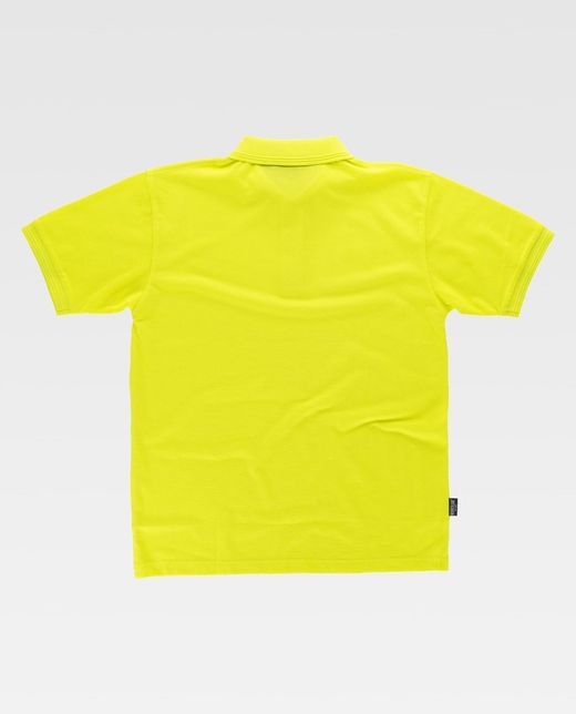 Polo de manga corta en tejido piqué. Amarillo A.V.