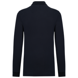 Herren Piqué-Polohemd lange Ärmel Bio-180
