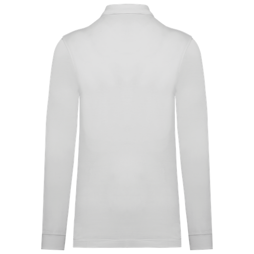Herren Piqué-Polohemd lange Ärmel Bio-180