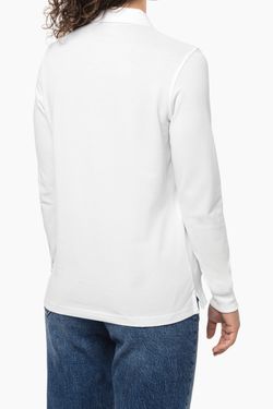 Damen Piqué-Polohemd lange Ärmel Bio180
