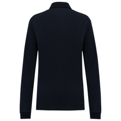 Damen Piqué-Polohemd lange Ärmel Bio180