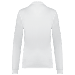 Damen Piqué-Polohemd lange Ärmel Bio180
