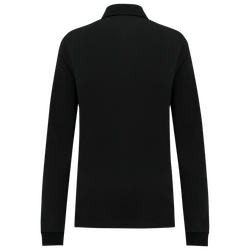 Damen Piqué-Polohemd lange Ärmel Bio180