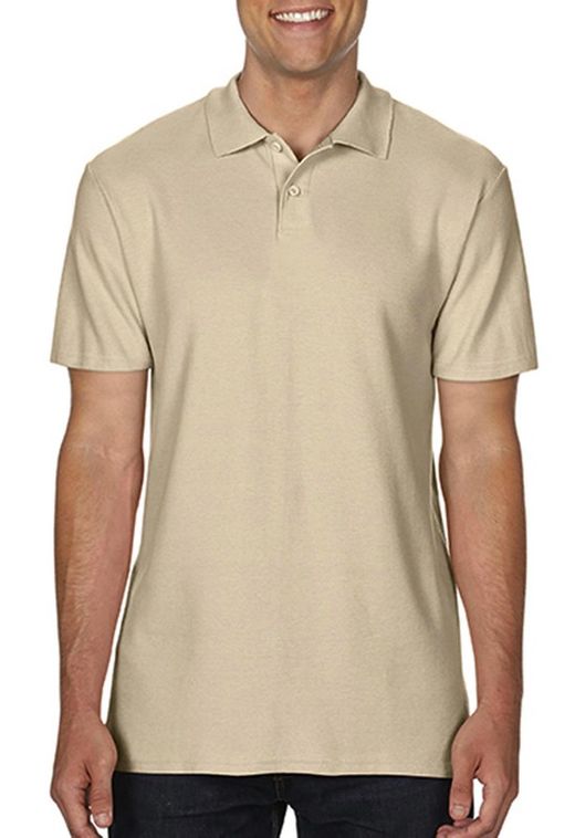 Polo doble piqué Softstyle® hombre