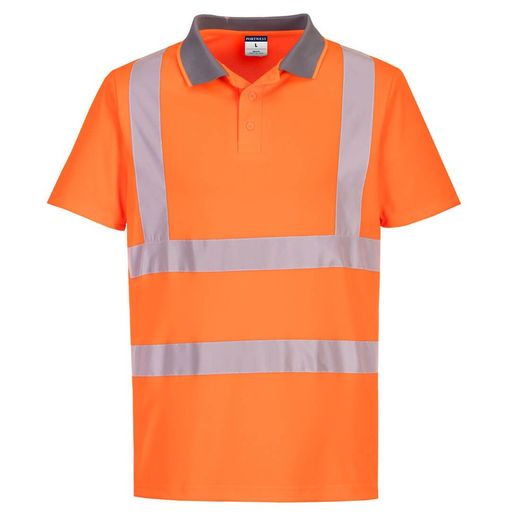 Polo Eco de alta visibilidad M/C (Pack de 6)