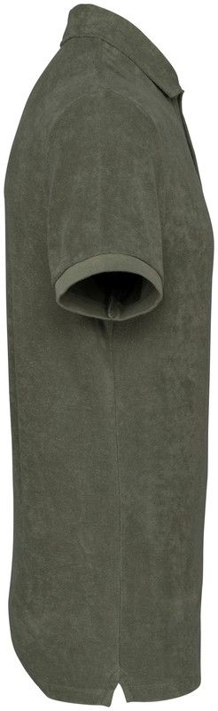 Eco-friendly men's Terry Towel polo shirt