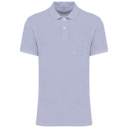 Eco-friendly men's Terry Towel polo shirt