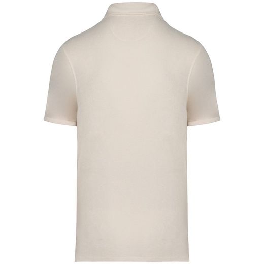 Eco-friendly men's Terry Towel polo shirt