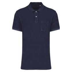 Eco-friendly men's Terry Towel polo shirt