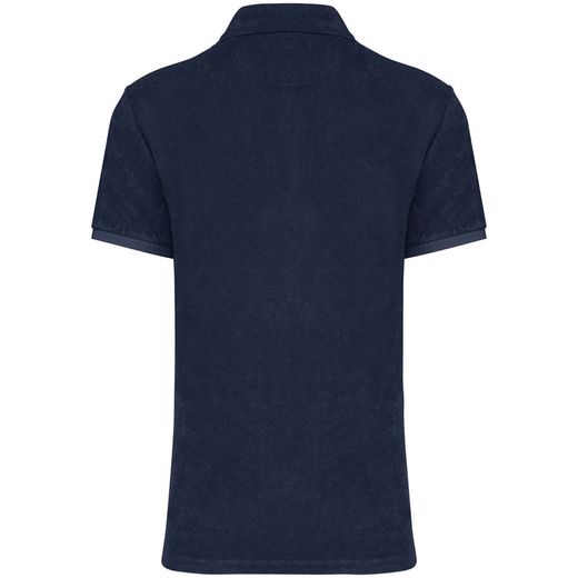 Eco-friendly men's Terry Towel polo shirt