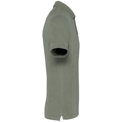 Eco-friendly men's Terry Towel polo shirt