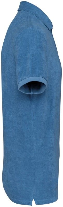 Eco-friendly men's Terry Towel polo shirt