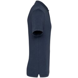Umweltfreundliches ausgewaschenes Herren-Polohemd aus Jersey