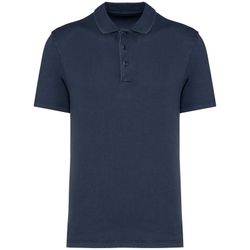Umweltfreundliches ausgewaschenes Herren-Polohemd aus Jersey