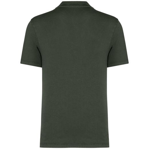 Umweltfreundliches ausgewaschenes Herren-Polohemd aus Jersey