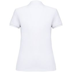 Polo eco-responsável em malha piqué de senhora
